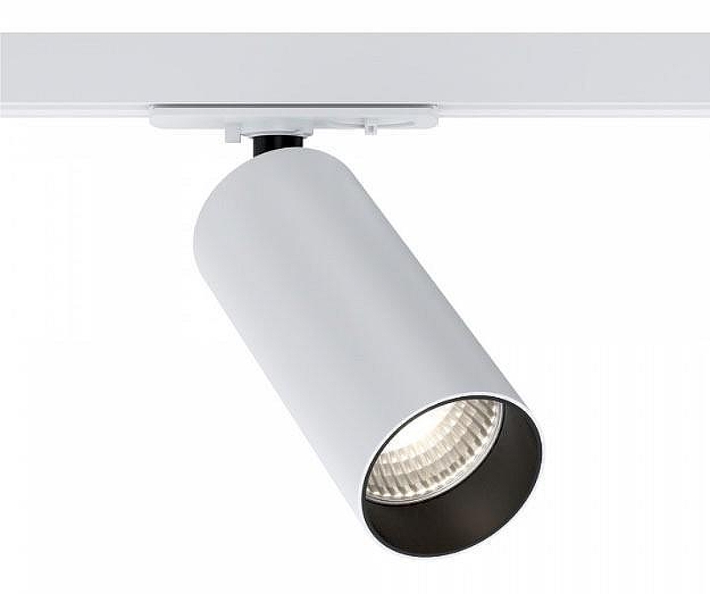 Трековый светильник Maytoni Single phase track system Focus LED TR021-1-12W4K-W-D-W цвет плафона/подвески Белый, цвет арматуры Белый
