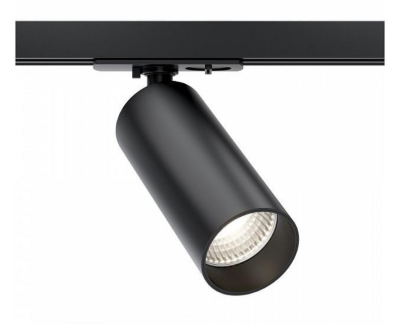 Трековый светильник Maytoni Single phase track system Focus LED TR021-1-12B4K-W-D-B цвет плафона/подвески Черный, цвет арматуры Черный