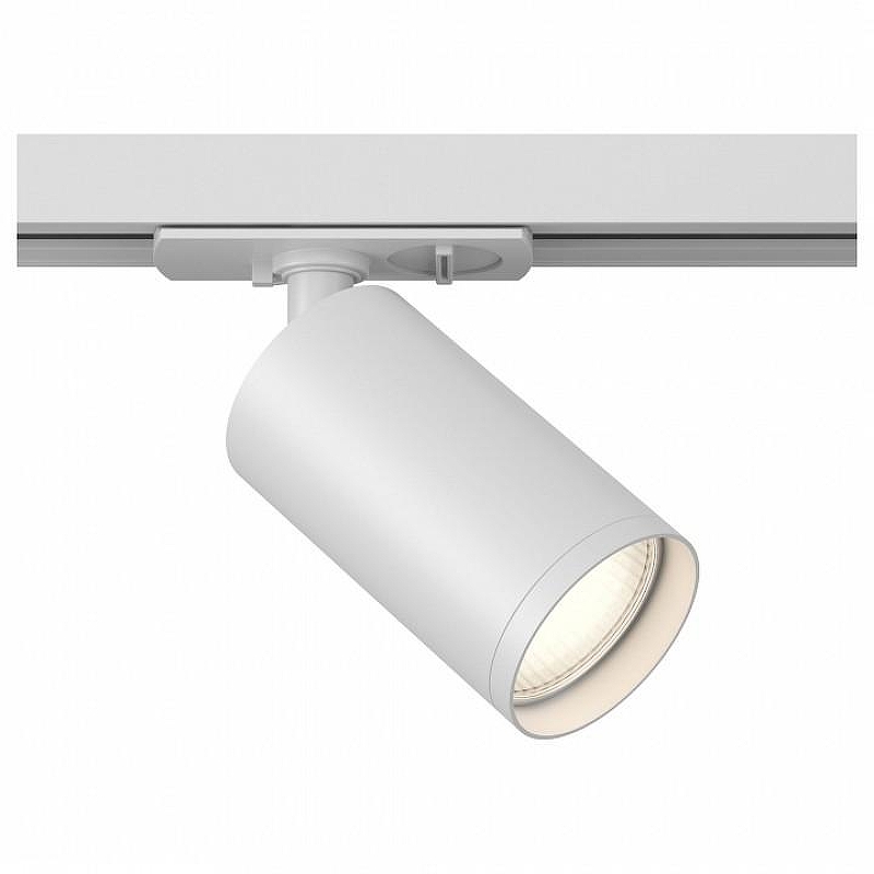 Трековый светильник Maytoni Single phase track system Focus S TR020-1-GU10-W цвет плафона/подвески Белый, цвет арматуры Белый
