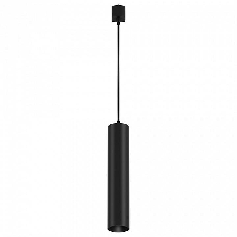 Трековый светильник Maytoni Single phase track system Focus TR025-1-GU10-B цвет плафона/подвески Черный, цвет арматуры Черный