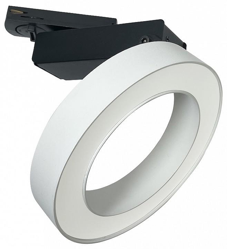 Трековый светильник Maytoni Single phase track system Unity Led Rim TR044-1-12W3K-W цвет плафона/подвески Белый, цвет арматуры Черный
