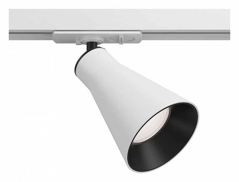 Трековый светильник Maytoni Single phase track system Virar TR022-1-GU10-W цвет плафона/подвески Белый, цвет арматуры Белый