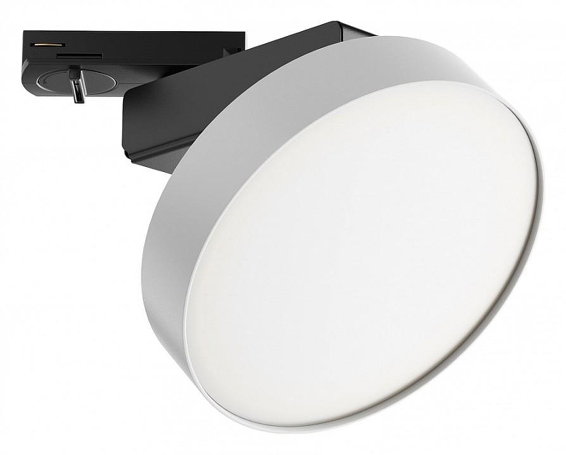 Трековый светильник Maytoni Single phase track system Zon TR043-1-12W4K-W цвет арматуры Черный, Белый