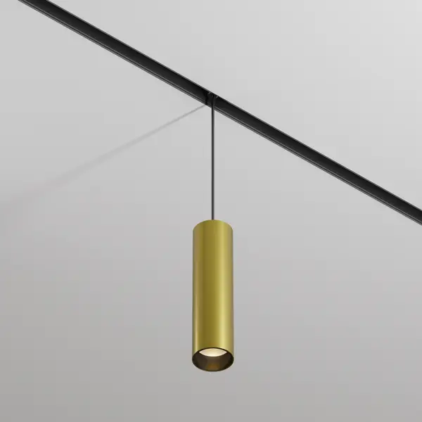 Трековый светильник подвесной Voltega Focus Led 36° светодиодный 12 Вт магнитный цвет черный теплый белый свет