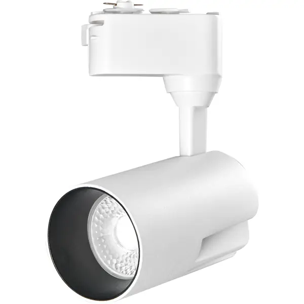 Трековый светильник спот светодиодный Wolta WTL-25W/01W 25 Вт 11 м² цвет белый