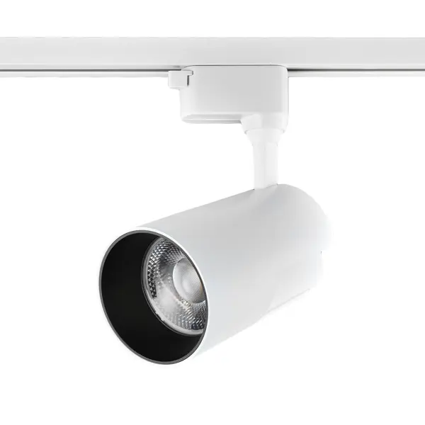 Трековый светильник спот светодиодный Wolta WTL-50W/01W 50 Вт 18 м² цвет белый
