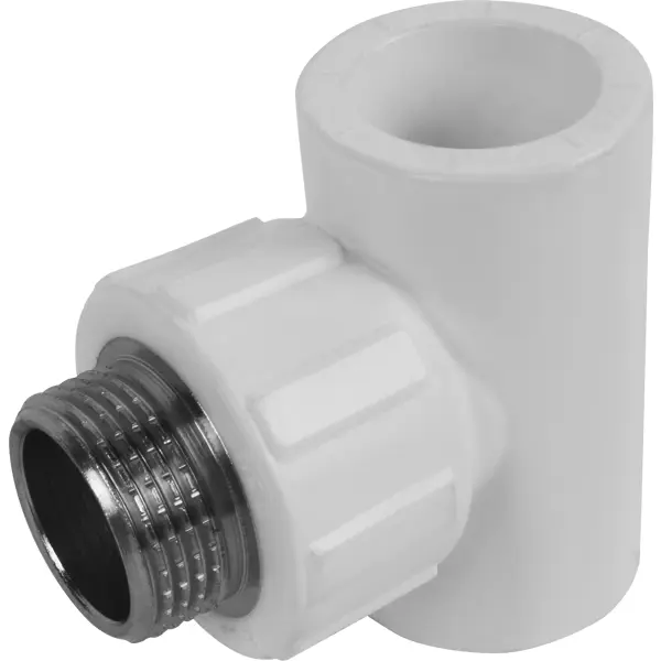 Тройник комбинированный Политэк 25x3/4"x25 мм НР полипропилен