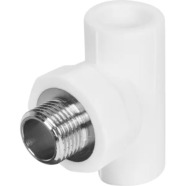 Тройник комбинированный Valtec 20x1/2"x20 мм НР полипропилен VTP.733.0.02004