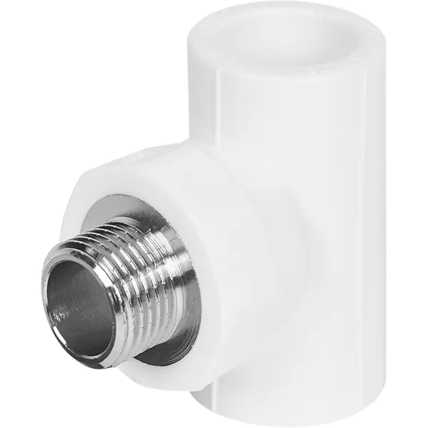 Тройник комбинированный Valtec 25x1/2"x25 мм НР полипропилен VTP.733.0.02504
