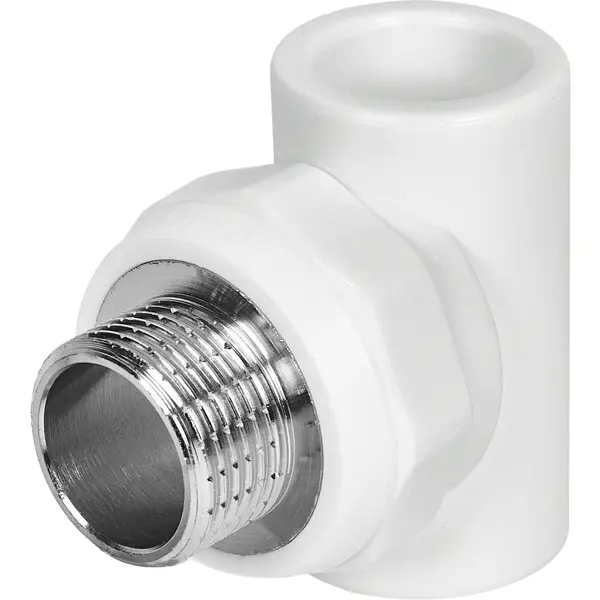 Тройник комбинированный Valtec 25x3/4"x25 мм НР полипропилен VTP.733.0.02505