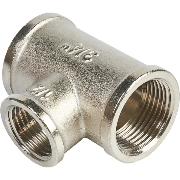 Тройник переходной Stout 3/4"x1/2"x3/4" ВР мм латунь SFT-0022-341234