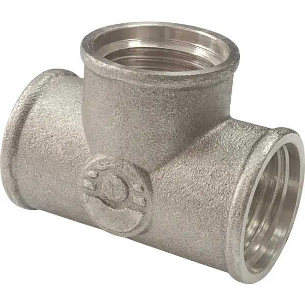 Тройник Valfex 3/4" ВР мм никелированная латунь VF.130.N.034.BIR