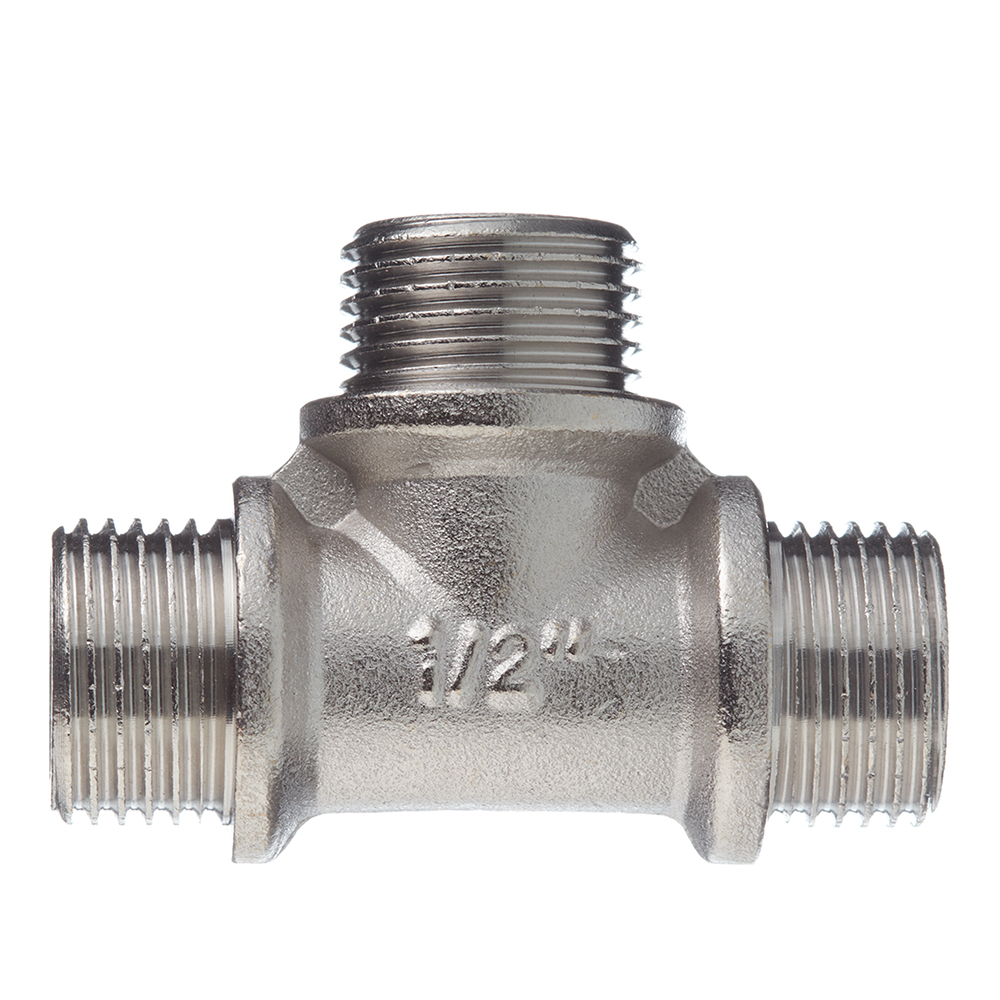 Тройник Valtec 1/2 НР(ш) х 1/2 НР(ш) х 1/2 НР(ш) латунный (VTr.131.N.0004)