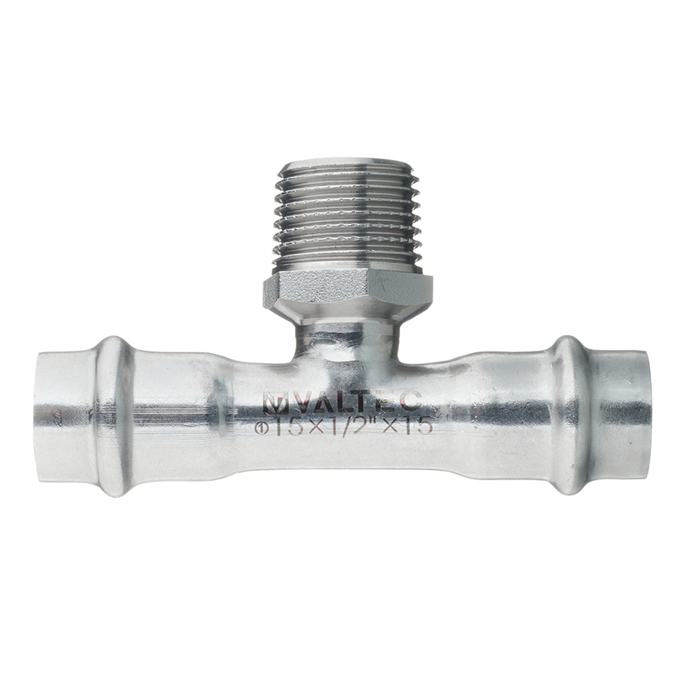Тройник Valtec 15 мм х 1/2 НР(ш) х 15 мм нержавеющая сталь (VTi.933.I.150415)