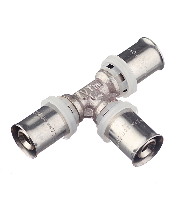 Тройник Valtec 16(пресс) х 16(пресс) х 16(пресс) (VTm.231.N.161616)