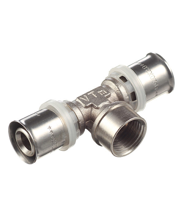 Тройник Valtec 20(пресс) х 1/2 ВР(г) х 20(пресс) (VTm.232.N.200420)