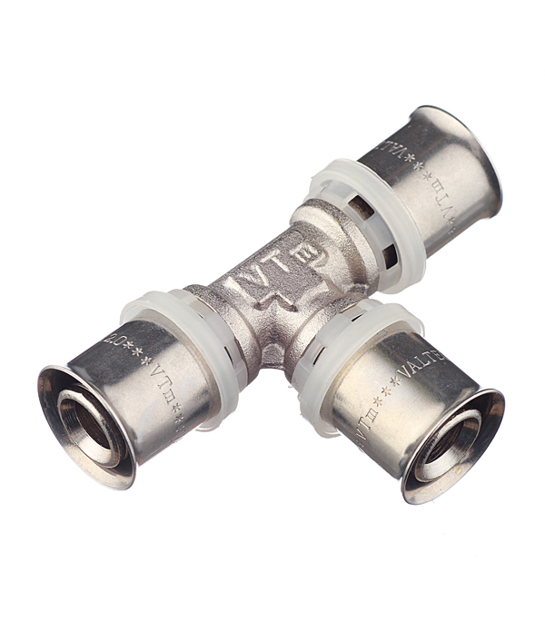 Тройник Valtec 20(пресс) х 20(пресс) х 20(пресс) (VTm.231.N.202020)