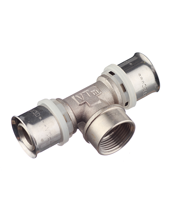 Тройник Valtec 26(пресс) х 3/4 ВР(г) х 26(пресс) (VTm.232.N.260526)
