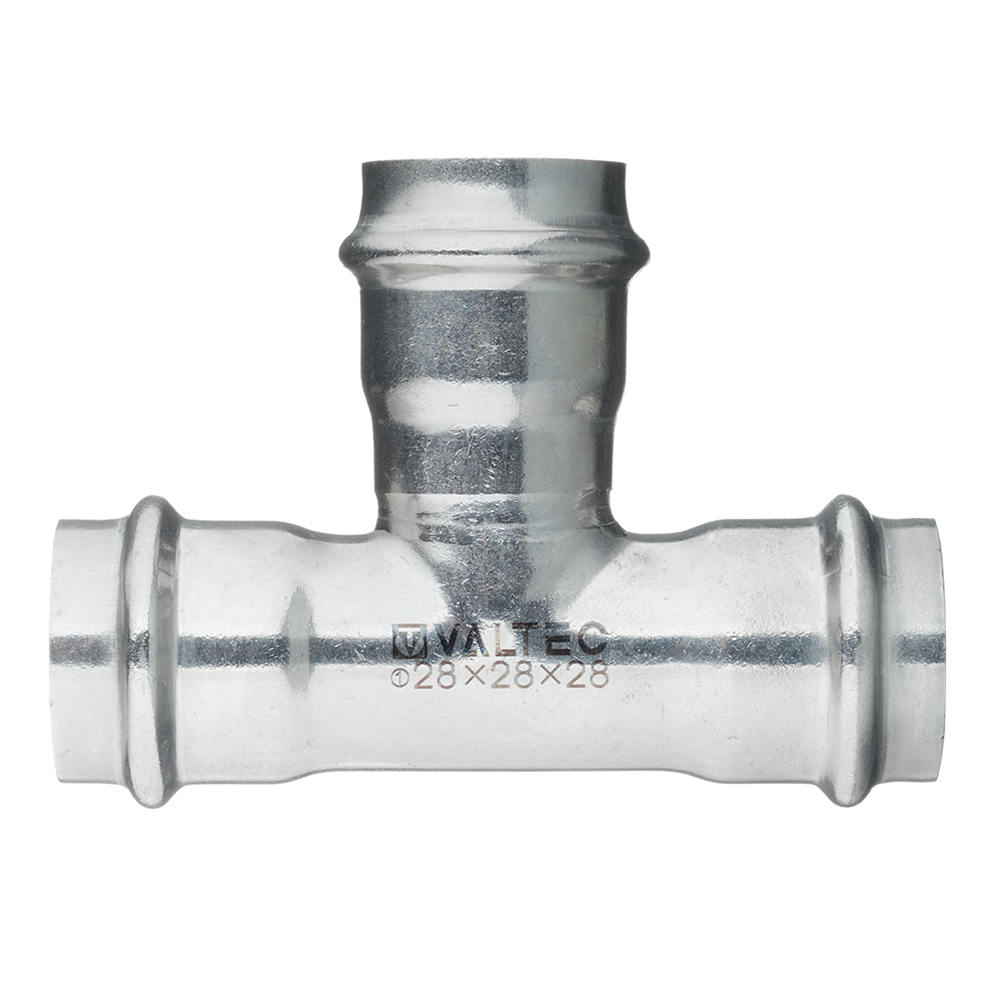 Тройник Valtec 28 х 28 х 28 мм нержавеющая сталь (VTi.931.I.282828)