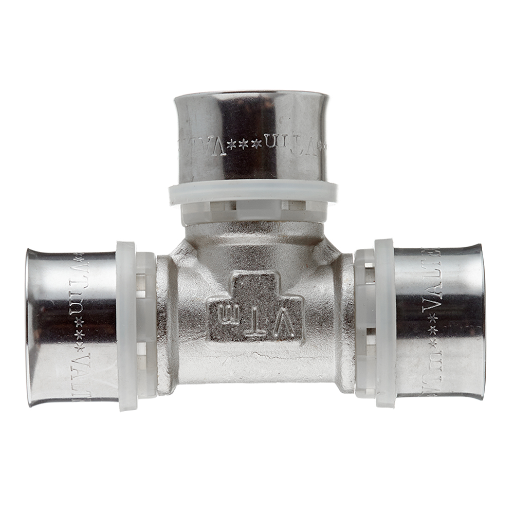 Тройник Valtec 32(пресс) х 32(пресс) х 32(пресс) (VTm.231.N.323232)