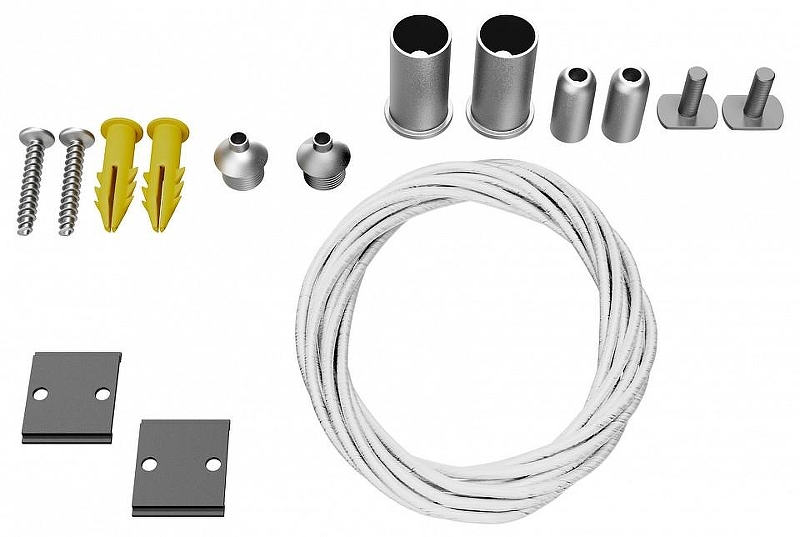 Тросовый подвес Maytoni Magnetic track system Accessories for tracks TRA004SW-21S цвет арматуры Серебро