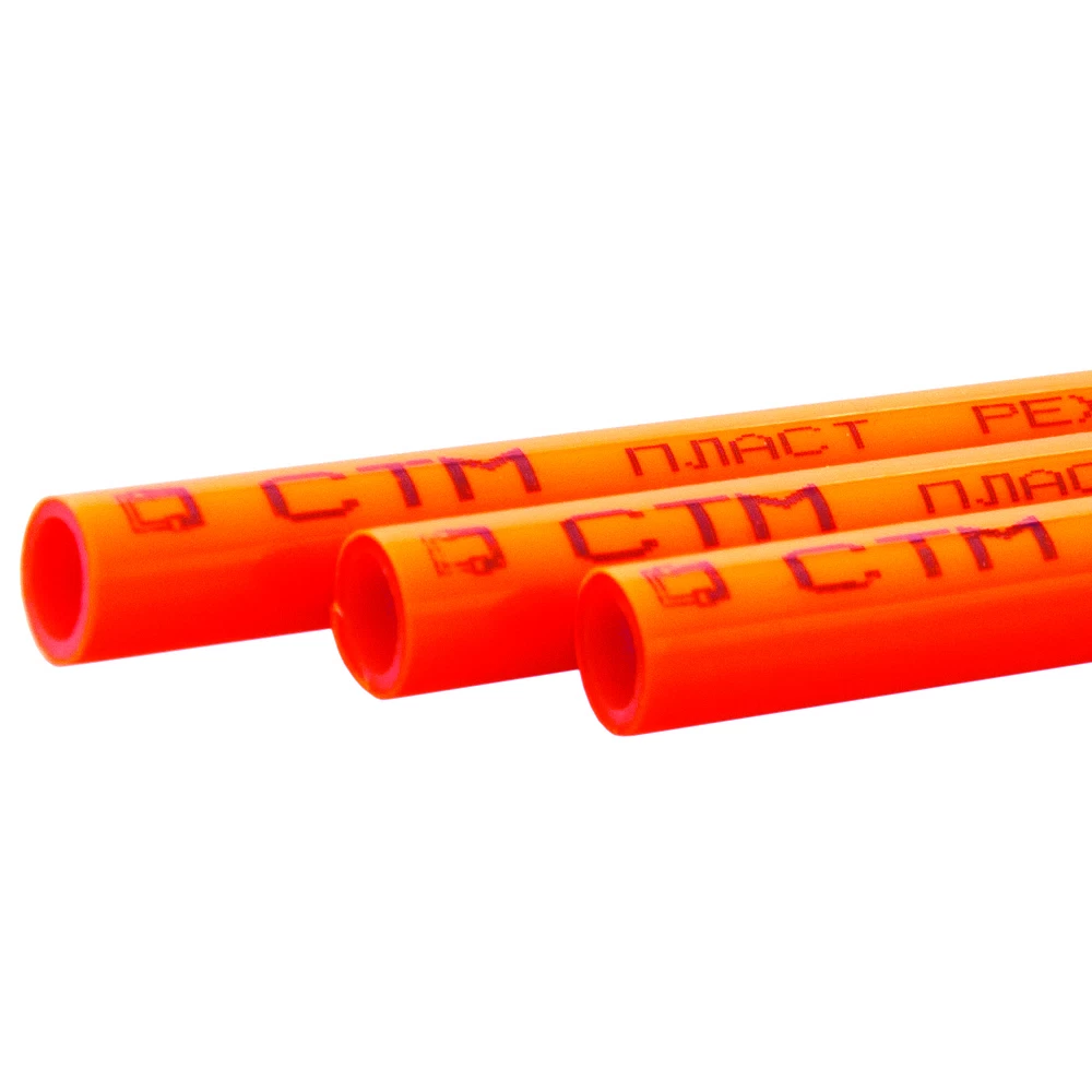 Труба для теплого пола PEX-b СТМ 20x2 мм из сшитого полиэтилена с антидиффузионным слоем EVOH (200 м) красная (CPEX20022-200)