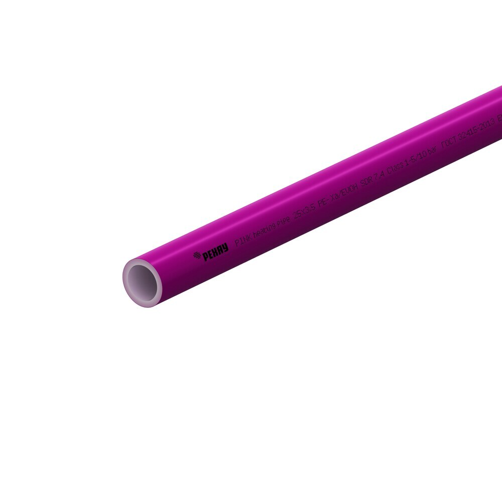 Труба PE-Xa Рехау Pink 25х3,5 мм из сшитого полиэтилена PN10 (50 м) (11360623050)