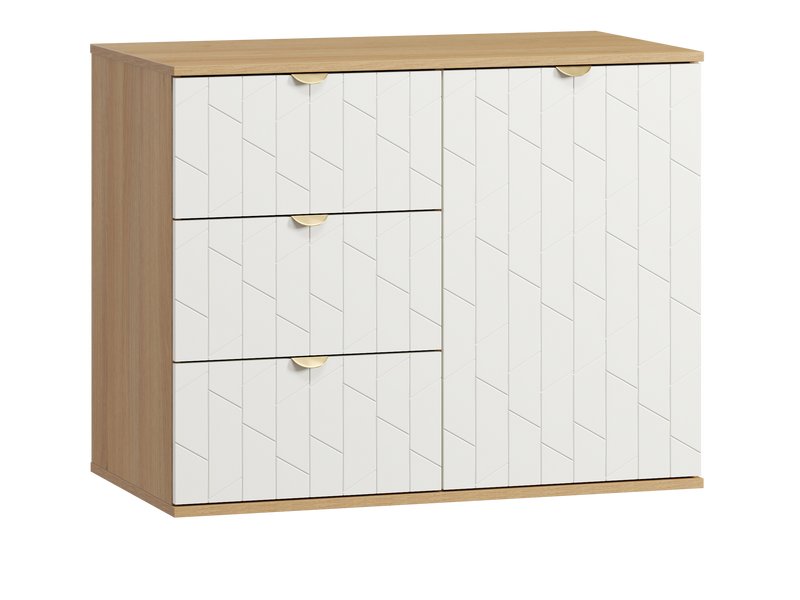 Тумба Монблан 93x76 Грань Белый