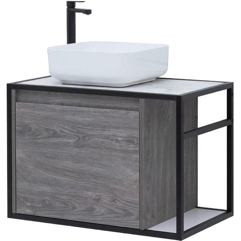 Тумба под раковину Aquanet Nova Lite Loft 75 L 261654 подвесная Дуб рошелье