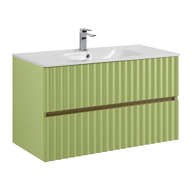 Тумба под раковину Art&Max Elegant 100 AM-ELEGANT-1000-2C-SO-MN-P подвесная цвет Мята