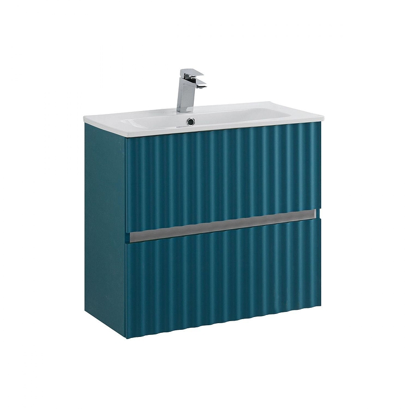 Тумба под раковину Art&Max Elegant 60 AM-ELEGANT-600-2C-SO-AQ-P подвесная цвет Аквамарин