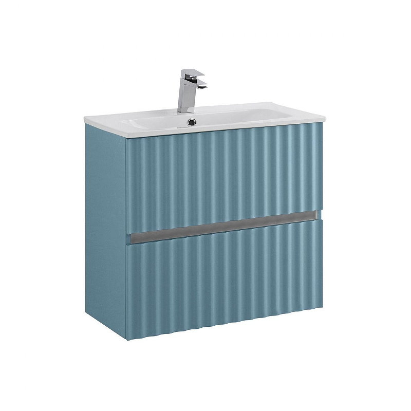 Тумба под раковину Art&Max Elegant 60 AM-ELEGANT-600-2C-SO-NG-P подвесная цвет Ниагара
