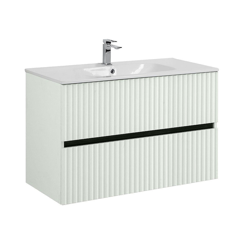 Тумба под раковину Art&Max Torino 90 AM-TORINO-900-2C-SO-LO-P подвесная цвет Лотос