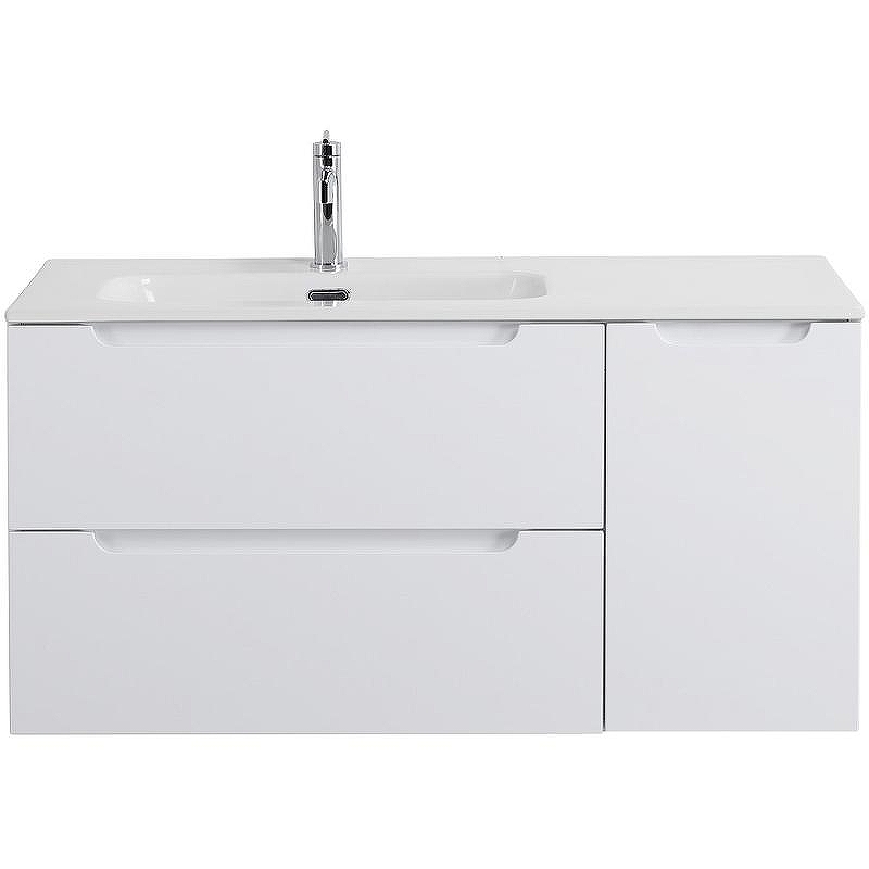 Тумба под раковину BelBagno Etna 100 L ETNA-1000-2C-1A-SO-BL-L подвесная Bianco Lucido