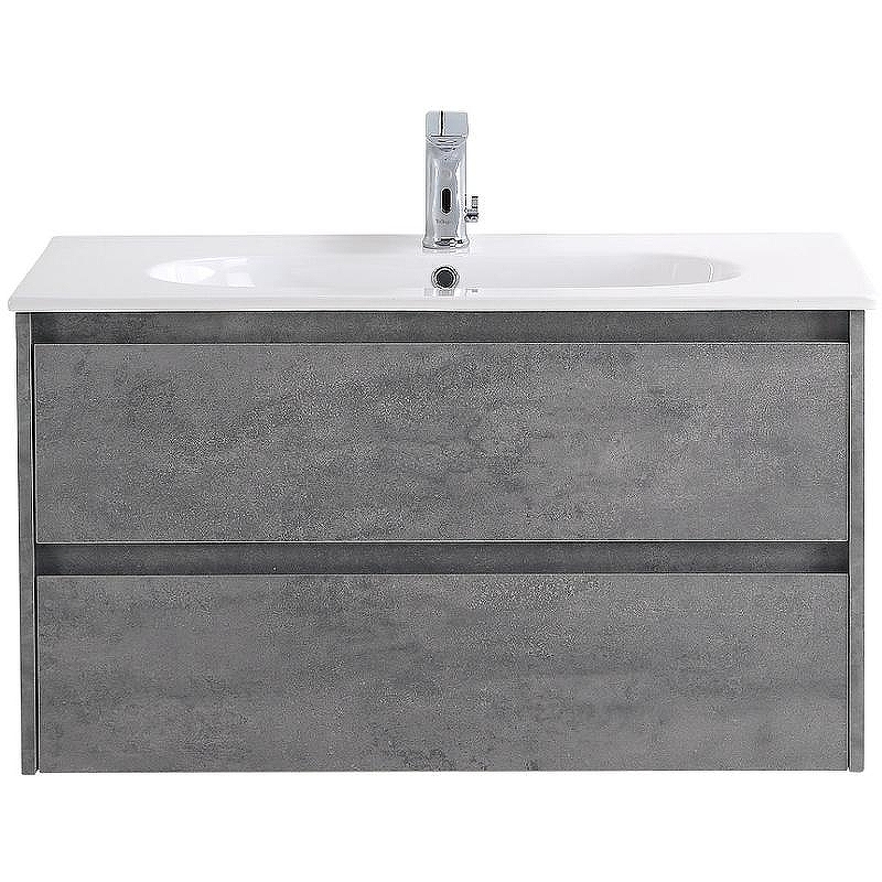 Тумба под раковину BelBagno Kraft 100 KRAFT-1000-2C-SO-CG подвесная Cemento Grigio