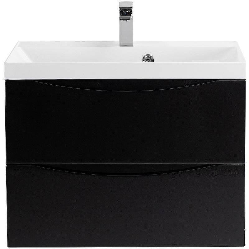 Тумба под раковину BelBagno Marino 70 MARINO-700-2C-SO-NL-P подвесная Nero Lucido