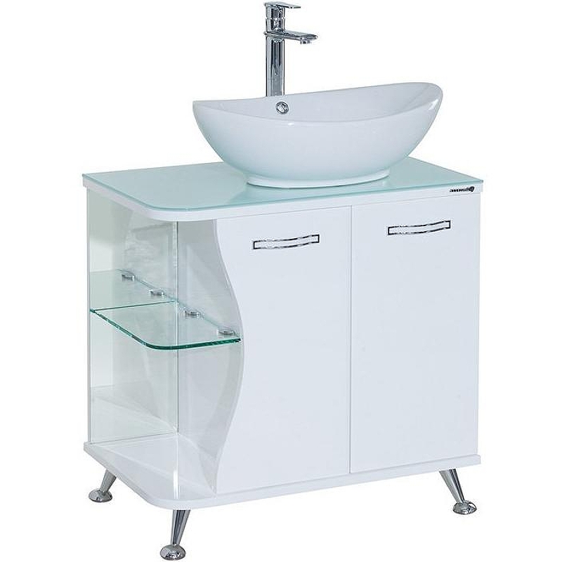 Тумба под раковину Bellezza Рио 70 R 4633611241010 Белая