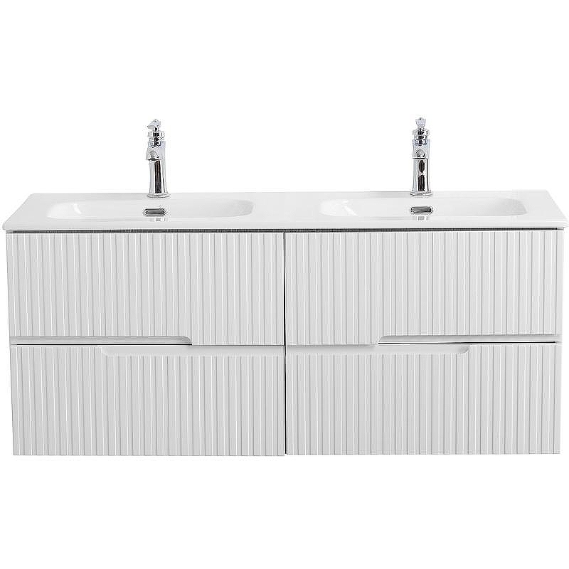 Тумба под раковину Cezares Duet-N 120 DUET-N-1200-4C-SO-2-BL подвесная Bianco Lucido