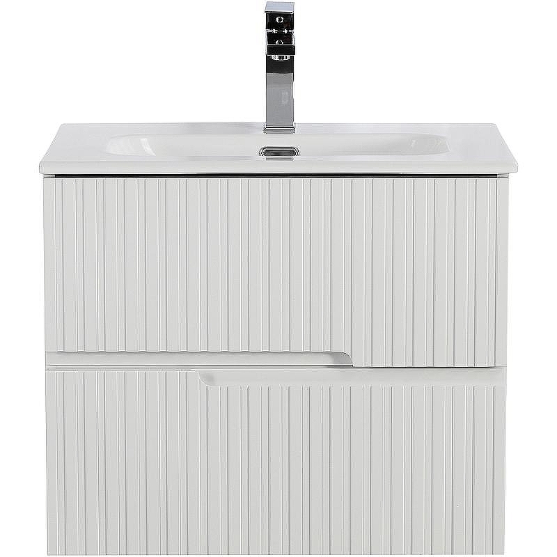 Тумба под раковину Cezares Duet-N 60 DUET-N-600-2C-SO-BL подвесная Bianco Lucido