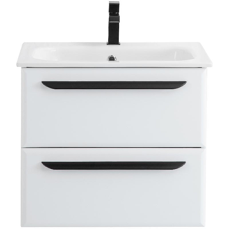 Тумба под раковину Cezares Eco-Cer 60 ECO-CER-600-2C-SO-BL подвесная Bianco Lucido без ручек