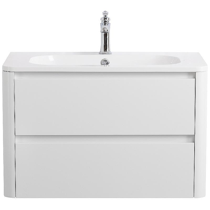 Тумба под раковину Cezares Relax 80 RELAX-800-2C-SO-BL подвесная Bianco Lucido