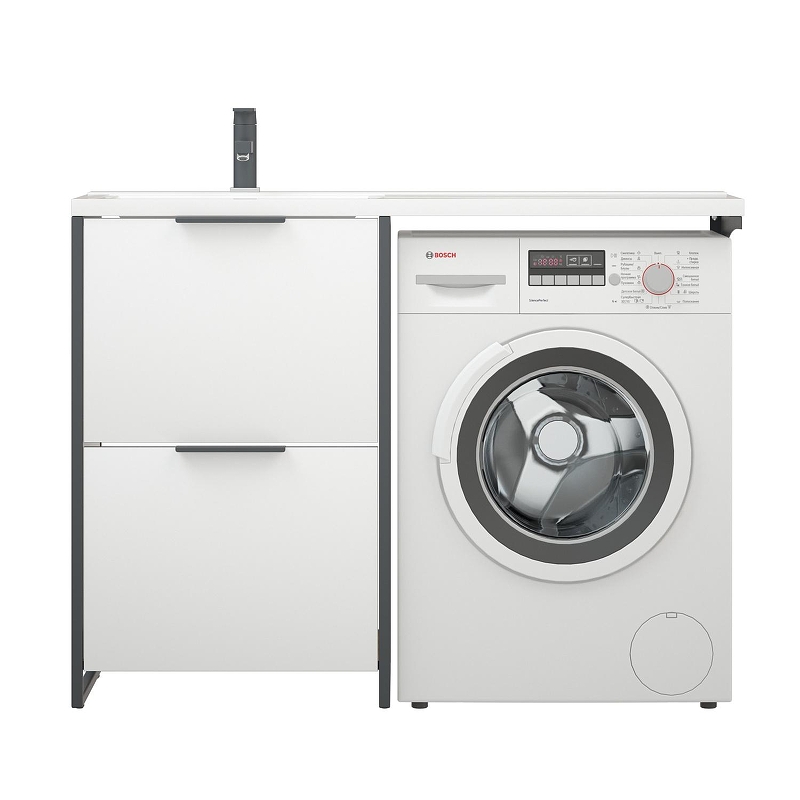 Тумба под раковину Corozo Гера 120 SD-00001911 цвет Белый