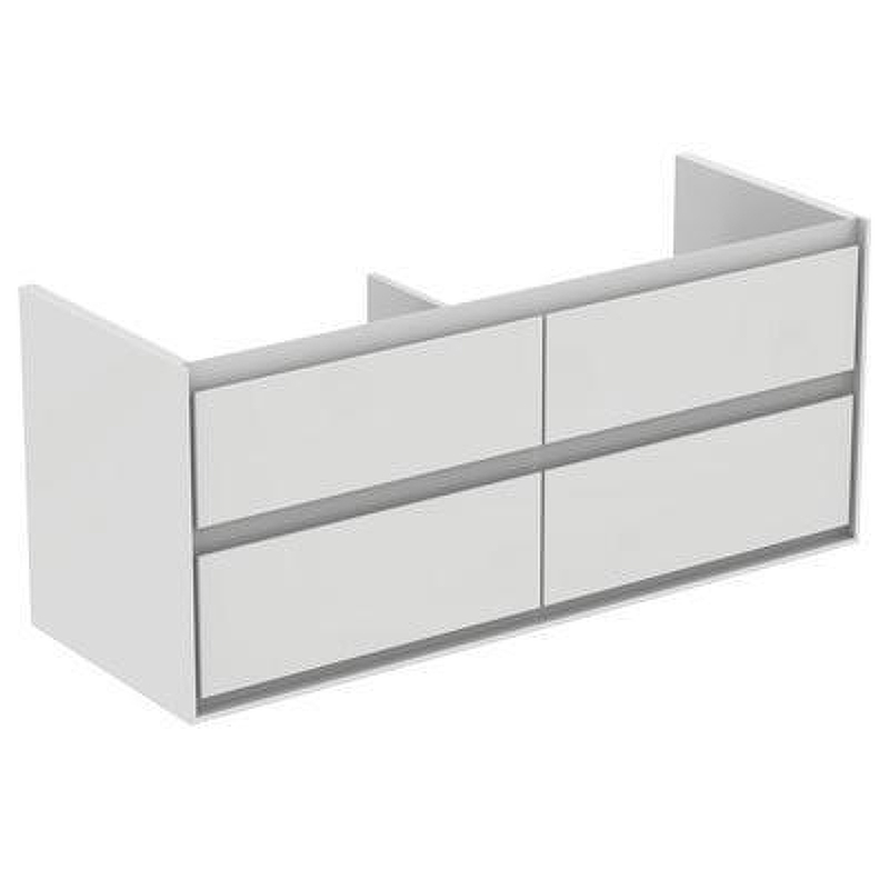Тумба под раковину Ideal Standard Connect Air 120 E0822B2 подвесная цвет Glossy White + Matt White (Белый глянцевый + Белый матовый)