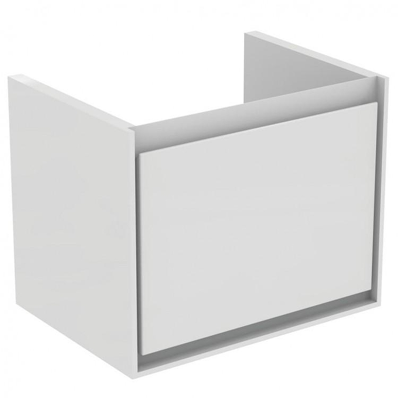 Тумба под раковину Ideal Standard Connect Air 50 E0817B2 подвесная цвет Glossy White + Matt White (Белый глянцевый + Белый матовый)