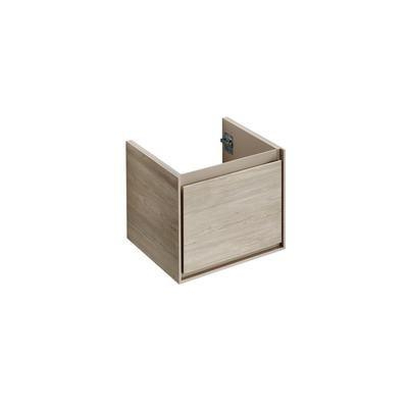 Тумба под раковину Ideal Standard Connect Air 50 E0842UK подвесная цвет Wood light brown + Matt Light Brown (Светло-коричневое дерево + Светло-коричневый матовый)