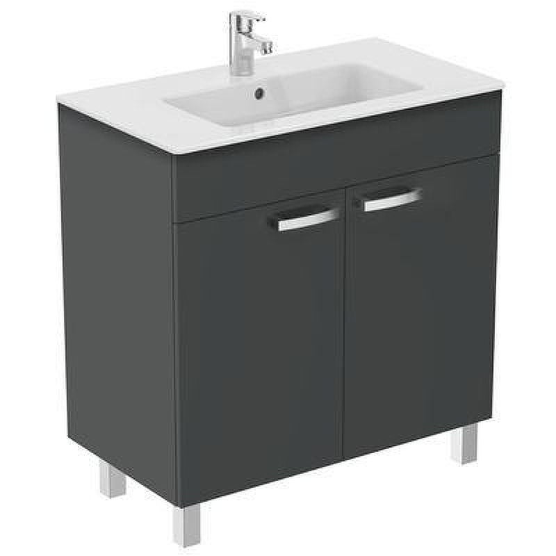Тумба под раковину Ideal Standard Tempo 80 E0568TI цвет Mid Grey (Серый)