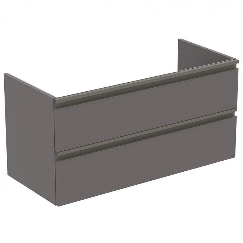 Тумба под раковину Ideal Standard Tesi 100 T0052PU подвесная цвет Matt Dark Taupe (Серо-коричневый темный матовый)