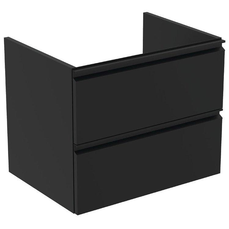 Тумба под раковину Ideal Standard Tesi 60 T0050ZT подвесная цвет Silk Black (Черный шелк)