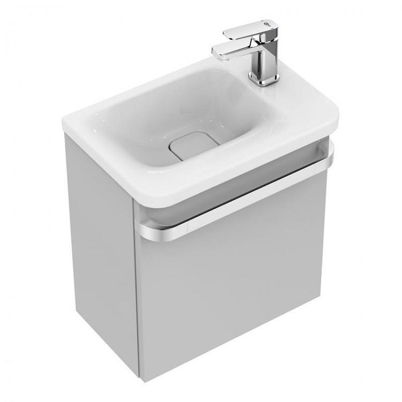 Тумба под раковину Ideal Standard Tonic II 45 R R4306FA подвесная цвет Glossy light grey (Светло-серый глянцевый)