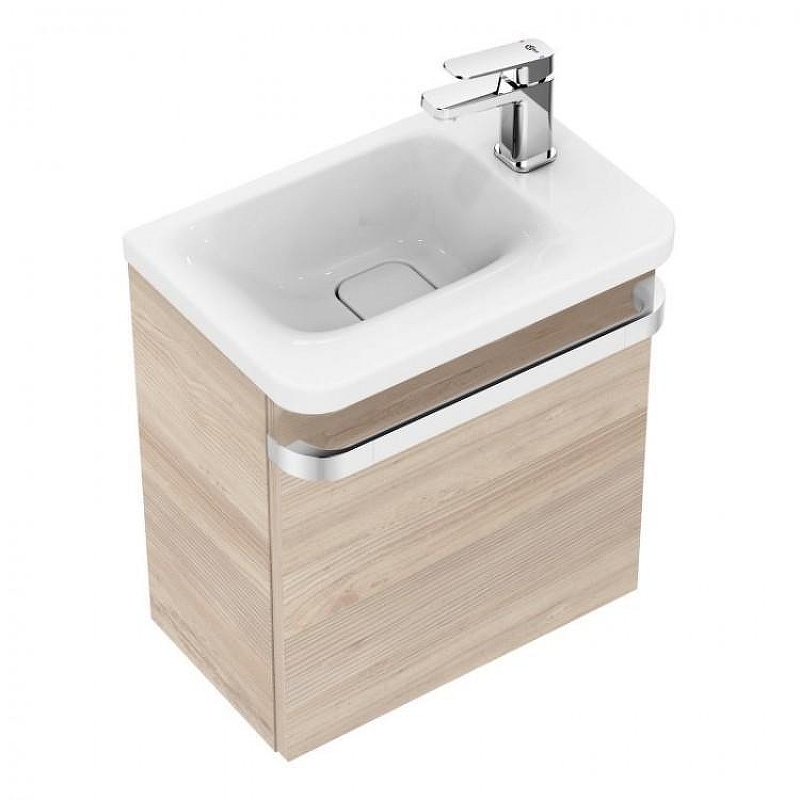 Тумба под раковину Ideal Standard Tonic II 45 R R4306FF подвесная цвет Wood light brown (Светло-коричневое дерево)